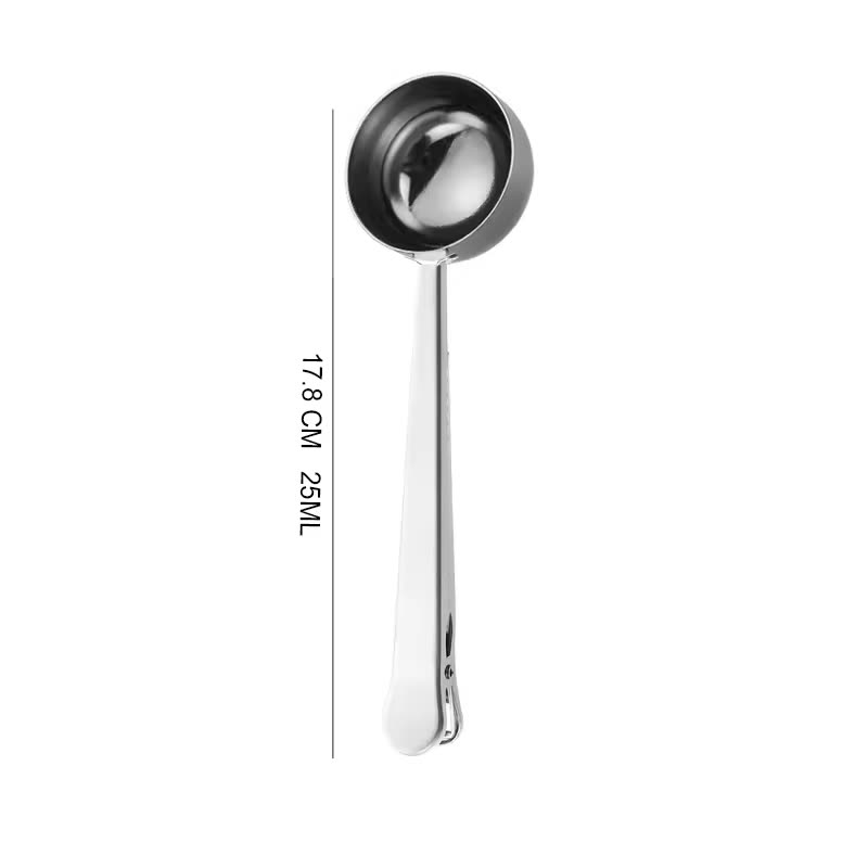 25 ml Clip-On Measuring Spoon bright finish — dimensional drawing