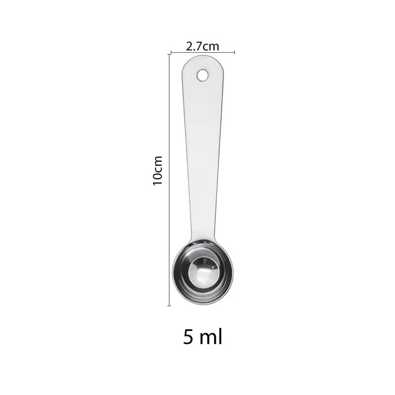 5 ml One-Piece Measuring Spoon — dimensional drawing