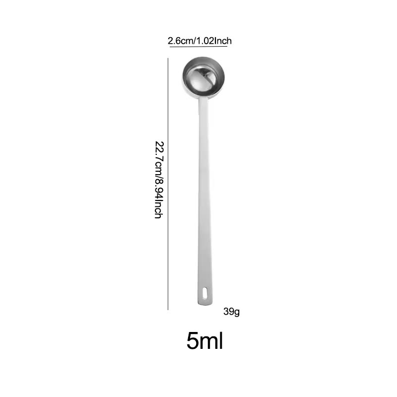 5 ml Square Handle 200 mm bright finish — dimensional drawing